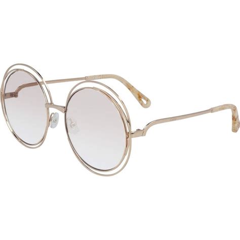 chloe carlina rose gold|Carlina sunglasses .